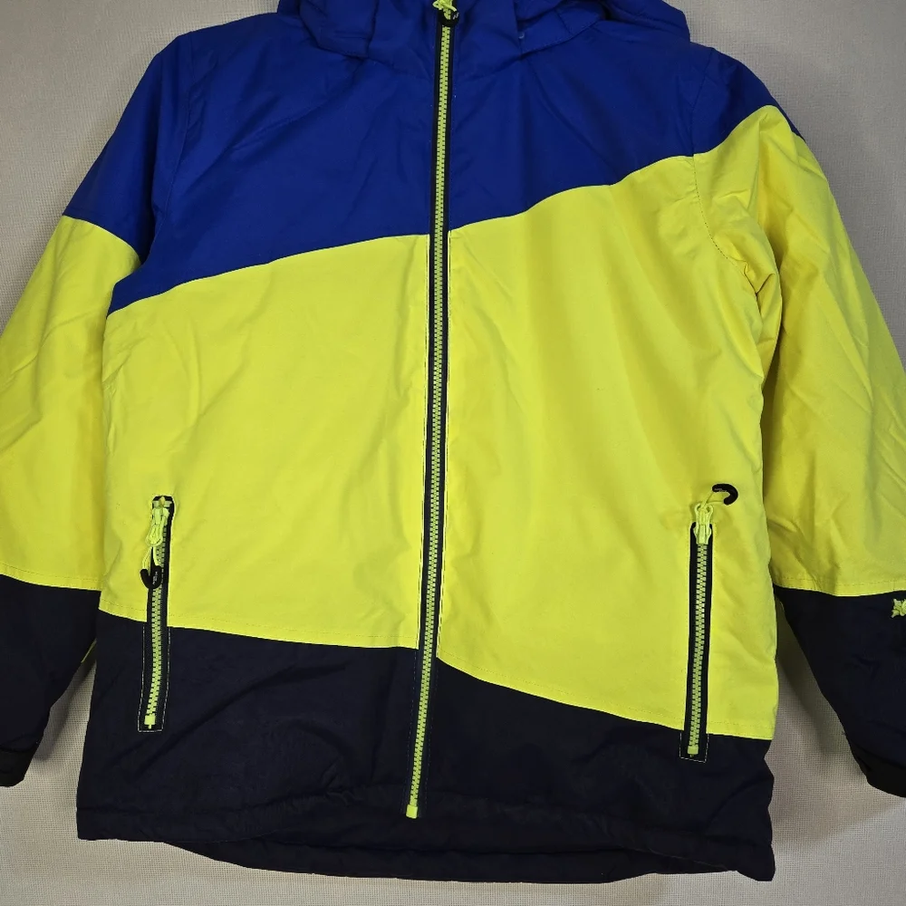 PHIBEE Youth, See Sizing, Colorblock Hooded, Zip Up Ski Jacket-NWT - Picture 2 of 16